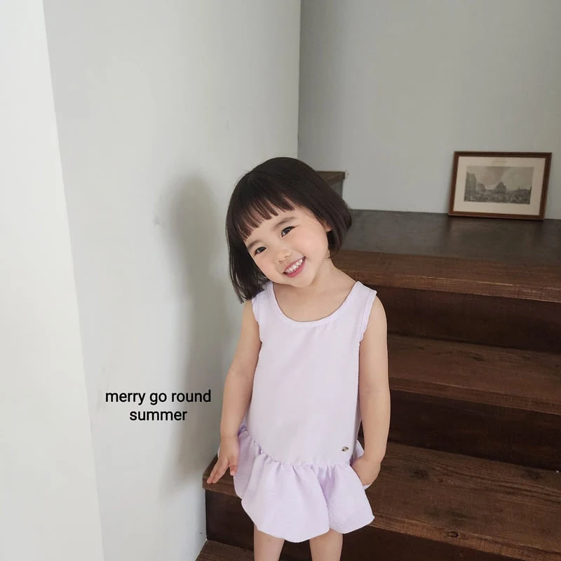 Merry Go Round - Korean Children Fashion - #prettylittlegirls - Ribbon One-piece - 3