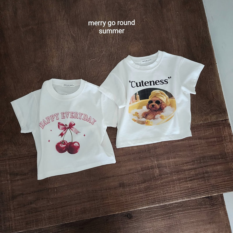 Merry Go Round - Korean Children Fashion - #prettylittlegirls - Summer Print Tee