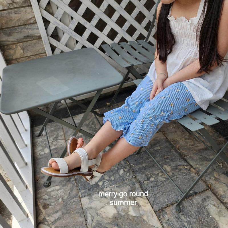 Merry Go Round - Korean Children Fashion - #prettylittlegirls - Pleated Bootcut Pants - 10