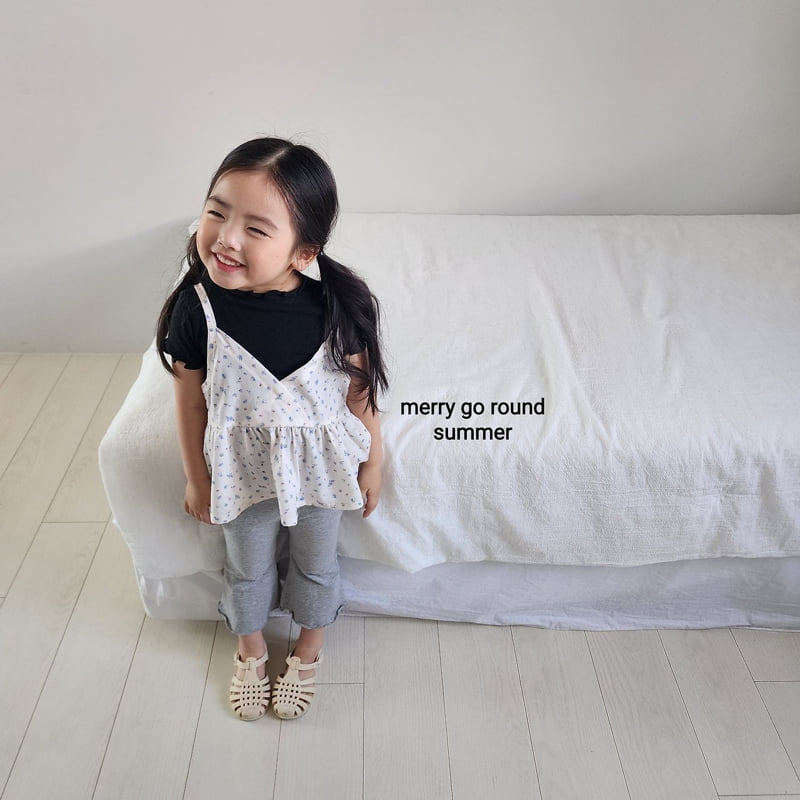 Merry Go Round - Korean Children Fashion - #prettylittlegirls - Summer Jelly Bootcut Pants - 6