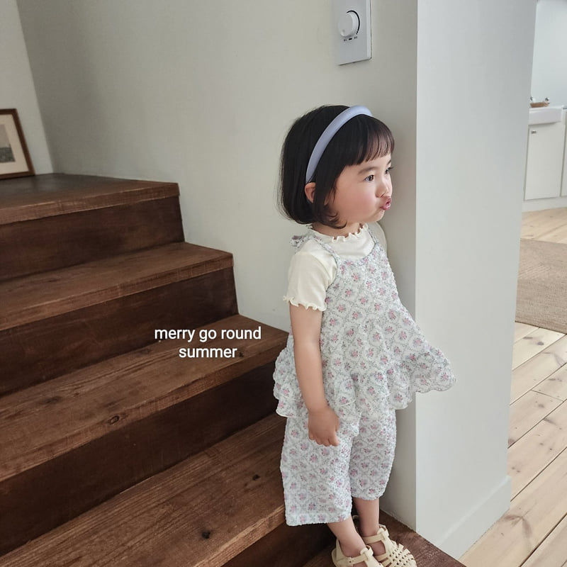 Merry Go Round - Korean Children Fashion - #minifashionista - Flower Set - 4