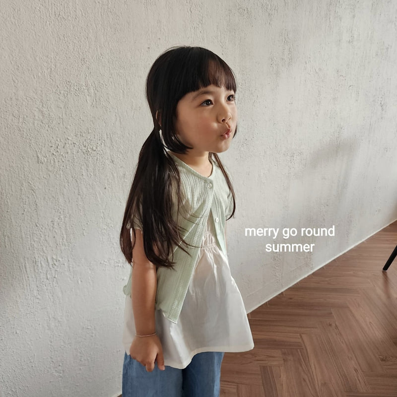Merry Go Round - Korean Children Fashion - #stylishchildhood - Slim Cardigan - 3