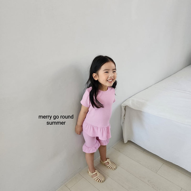 Merry Go Round - Korean Children Fashion - #todddlerfashion - Jelly Frill Set - 6