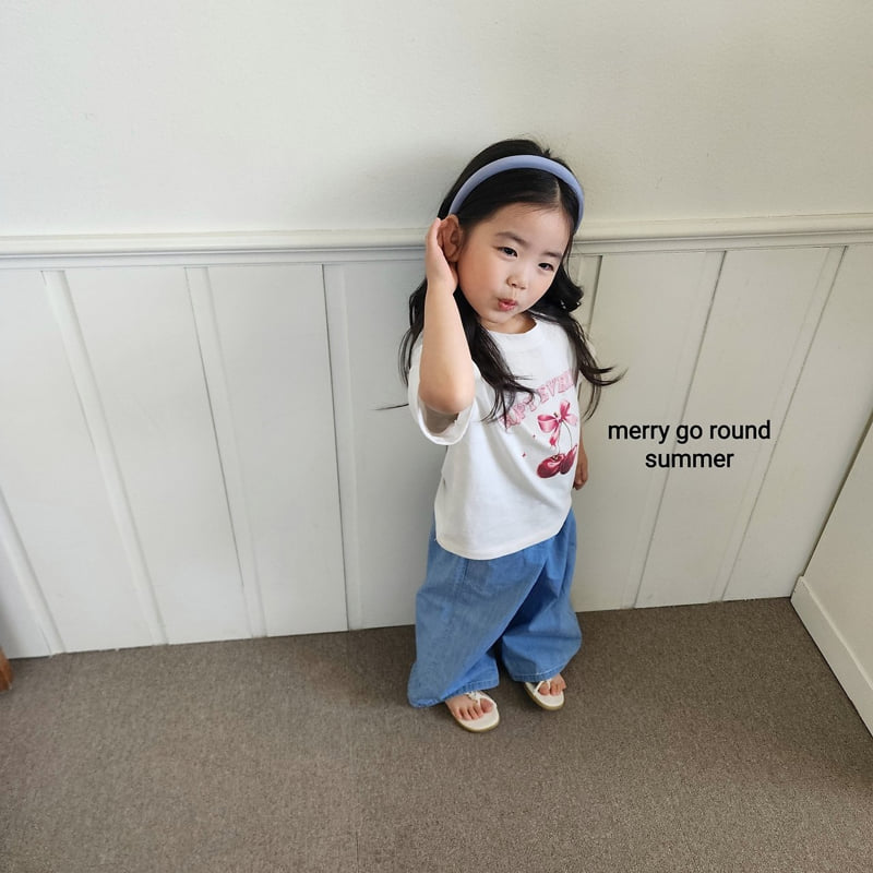 Merry Go Round - Korean Children Fashion - #todddlerfashion - Summer Print Tee - 2