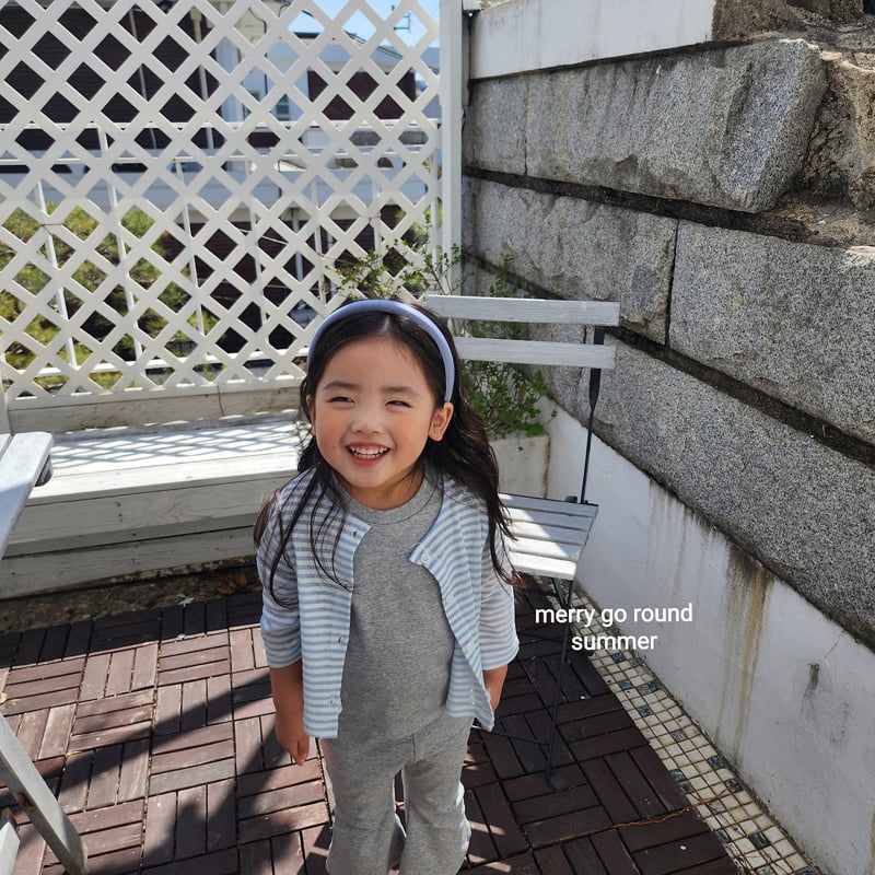 Merry Go Round - Korean Children Fashion - #todddlerfashion - Mimi Cardigan Set (set of 3) - 7