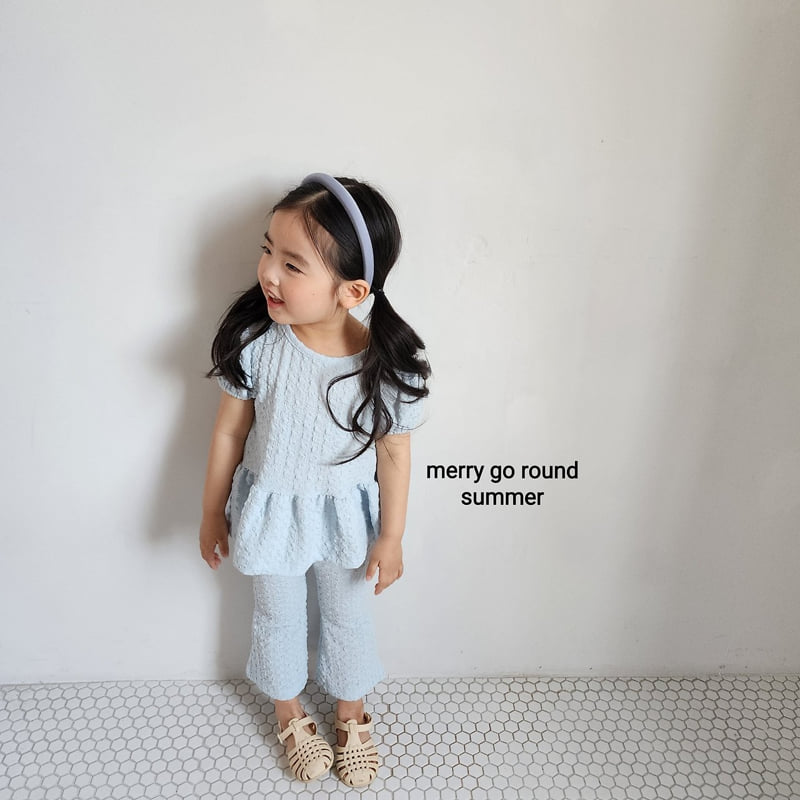 Merry Go Round - Korean Children Fashion - #toddlerclothing - Pleated Bootcut Set - 5