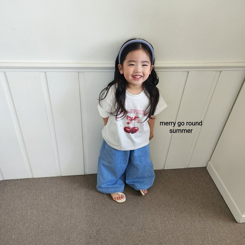 Merry Go Round - Korean Children Fashion - #toddlerclothing - Summer Print Tee - 3