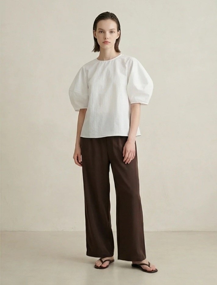 Merry J - Korean Women Fashion - #momslook - Crack Satin Pants