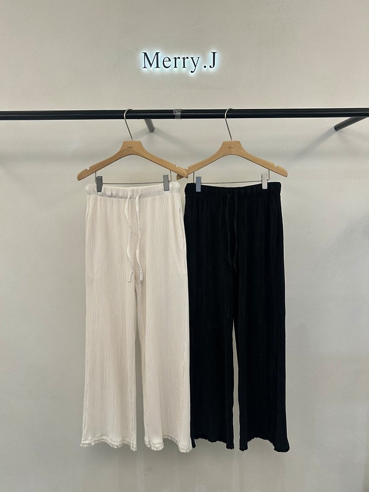 Merry J - Korean Women Fashion - #momslook - Terrace Fringe Pants - 12