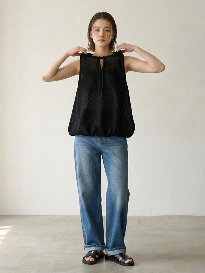 Merry J - Korean Women Fashion - #momslook - Luna String Knit - 9