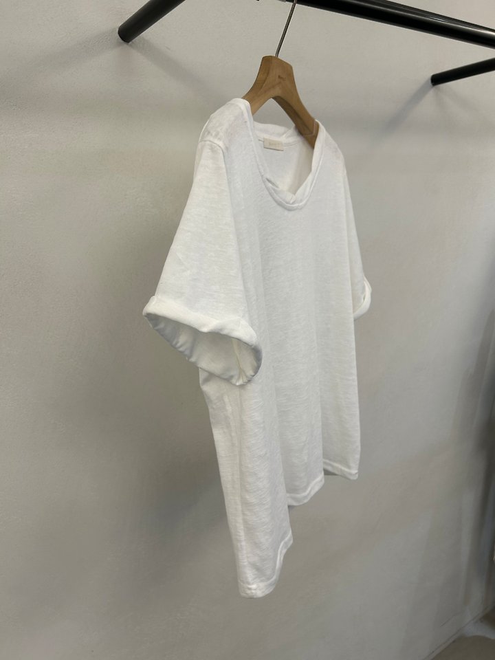 Merry J - Korean Women Fashion - #momslook - Soft Slub Tee - 11