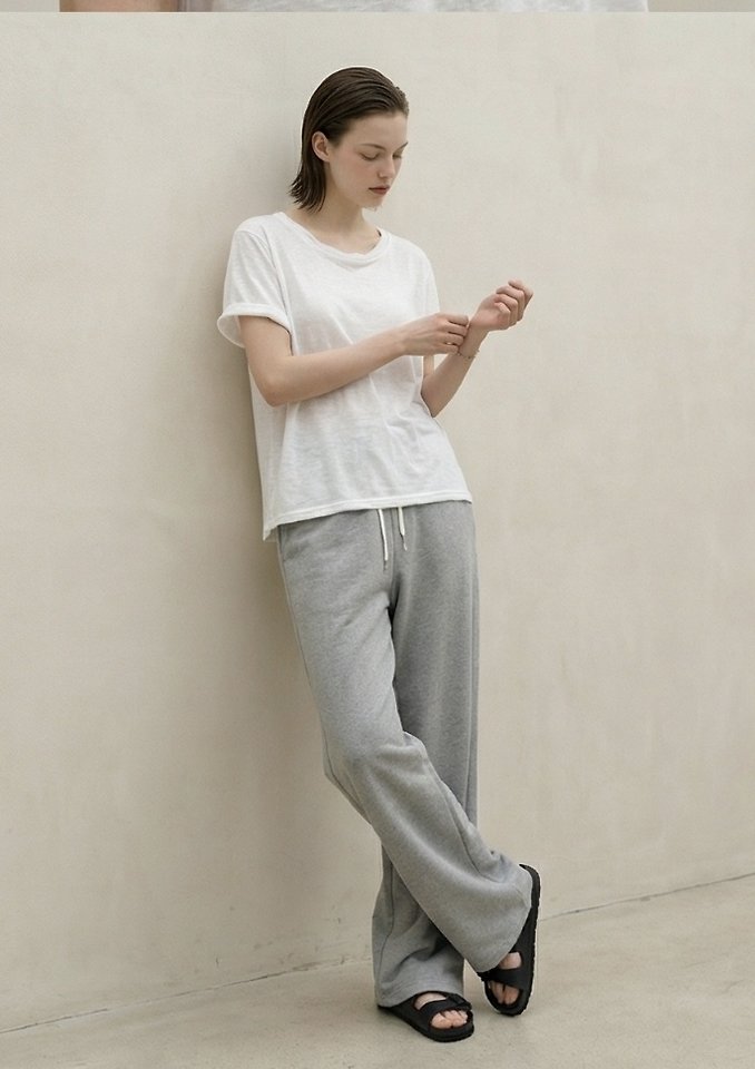 Merry J - Korean Women Fashion - #momslook - Soft Slub Tee - 3