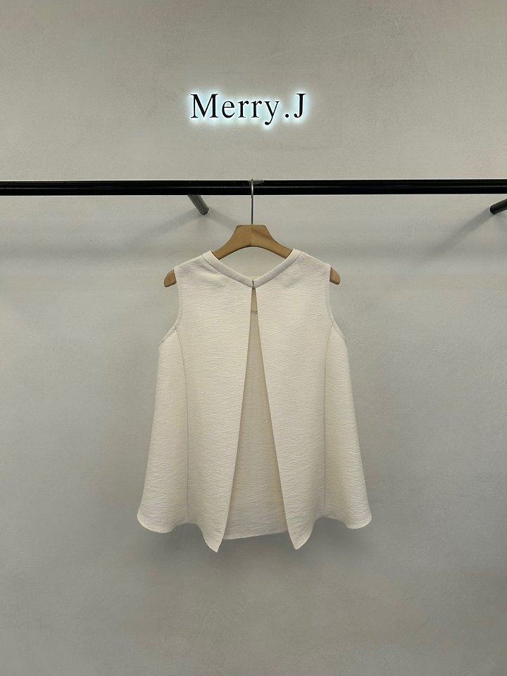 Merry J - Korean Women Fashion - #momslook - Summer Tweed Flare Blouse - 8