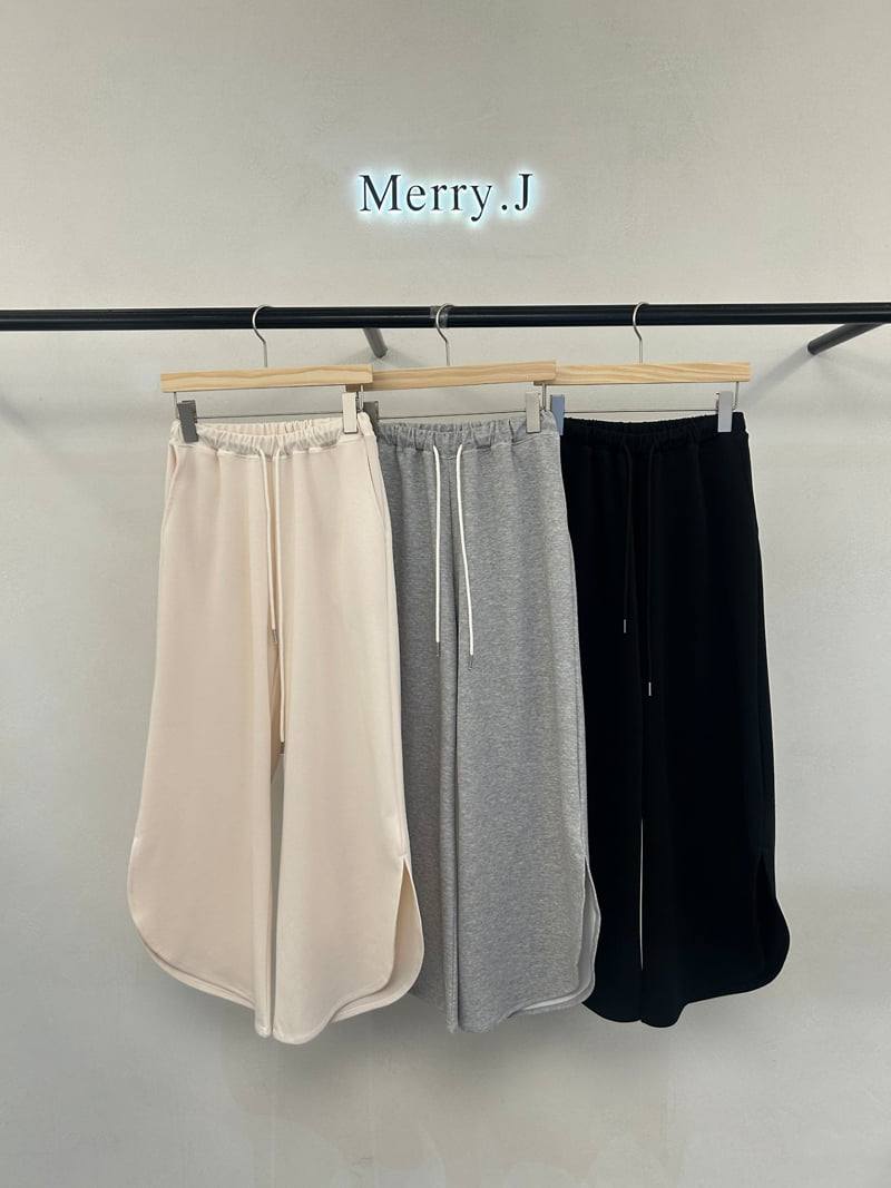 Merry J - Korean Women Fashion - #momslook - Apel Curve Pants - 2