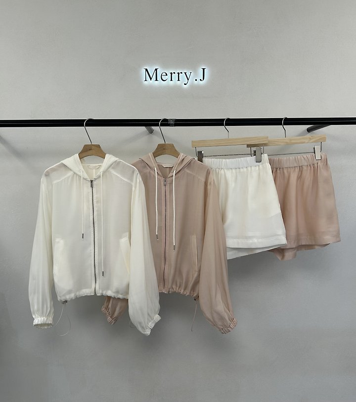 Merry J - Korean Women Fashion - #momslook - Organza Shorts - 3