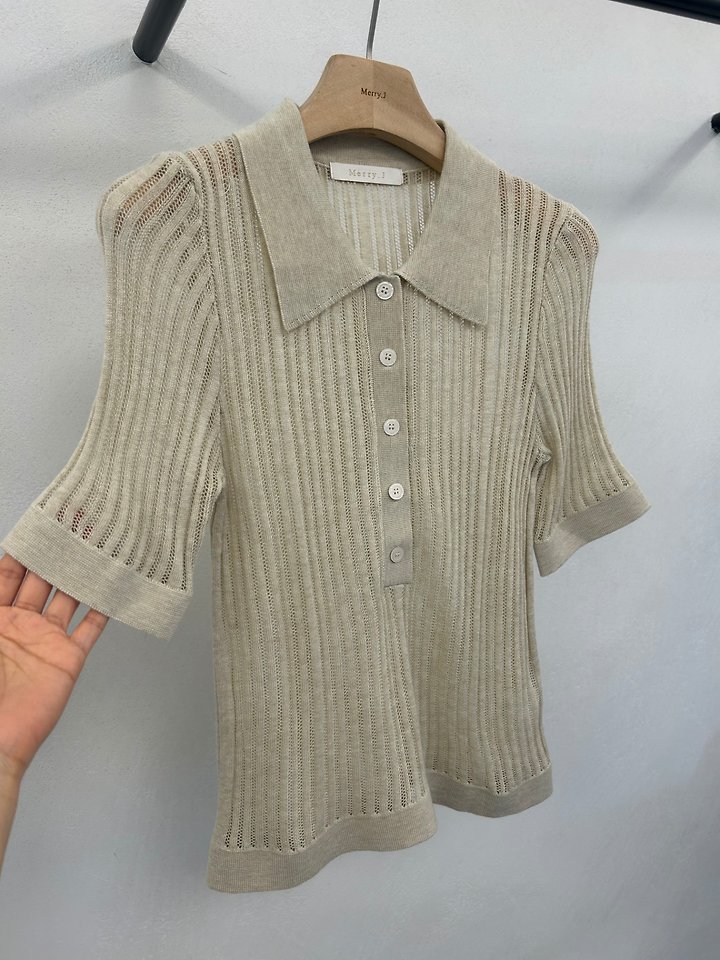 Merry J - Korean Women Fashion - #momslook - Moering Collar Knit - 11