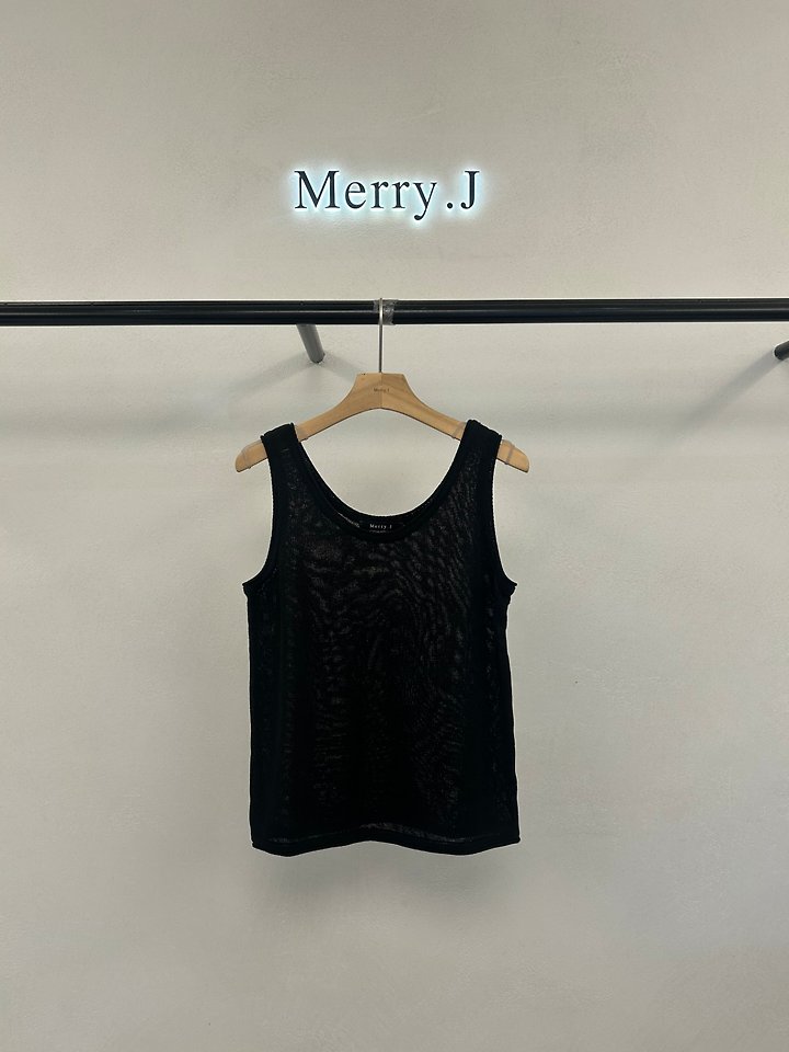 Merry J - Korean Women Fashion - #momslook - Daily Sleeveless Top - 5