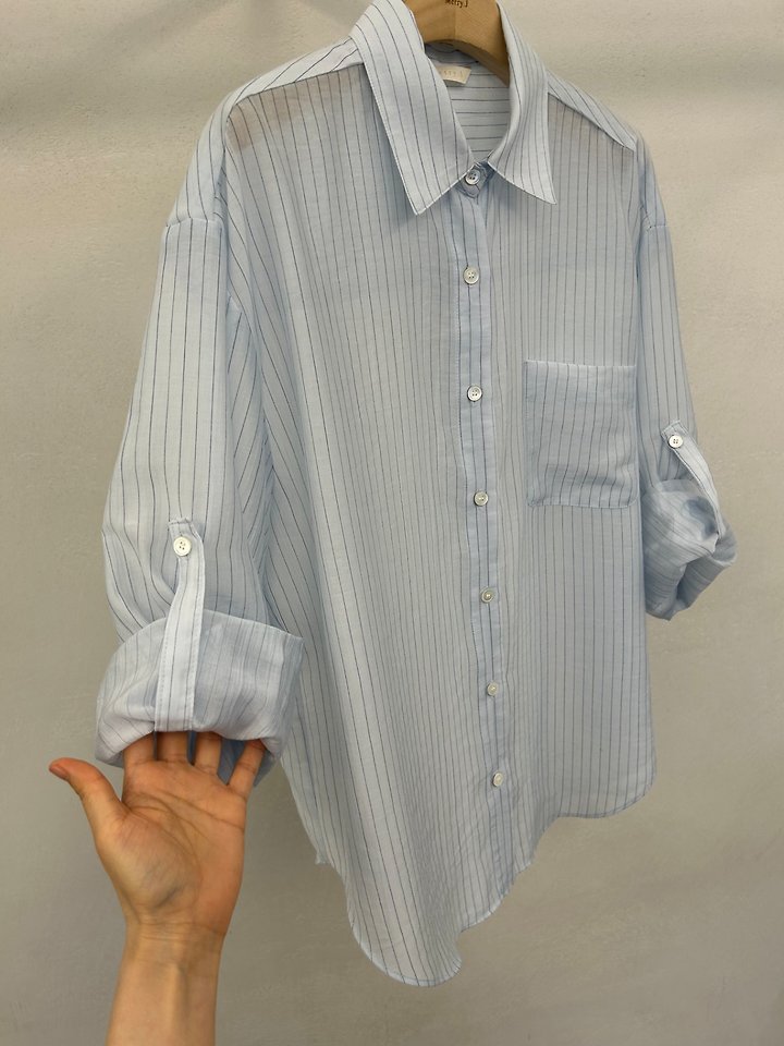 Merry J - Korean Women Fashion - #restrostyle - Light ST Shirt - 10