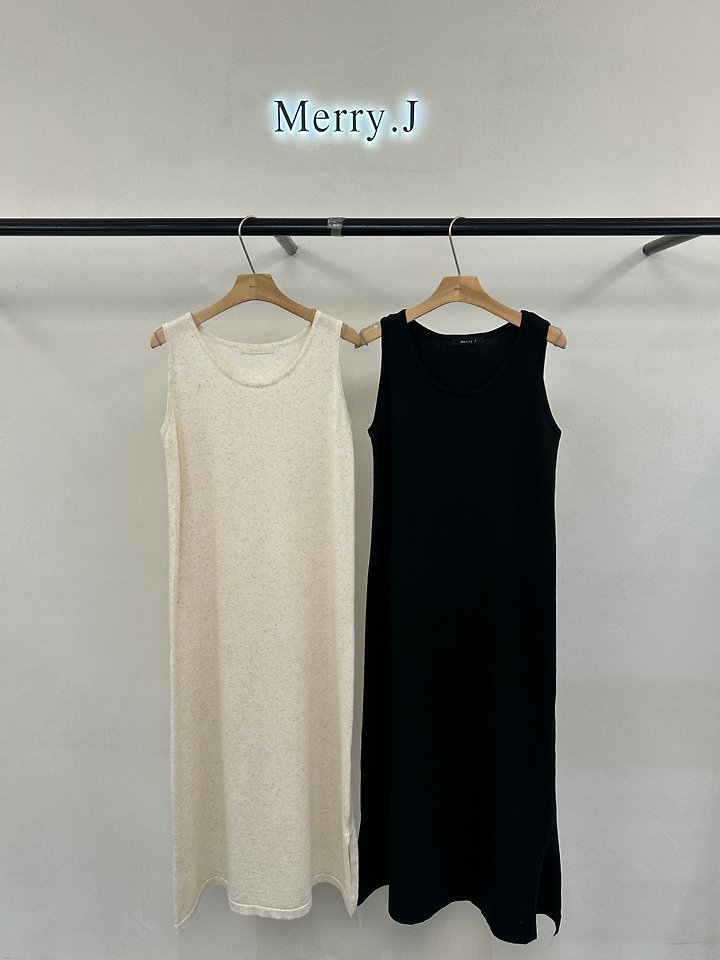 Merry J - Korean Women Fashion - #restrostyle - Noir Long One-piece - 6