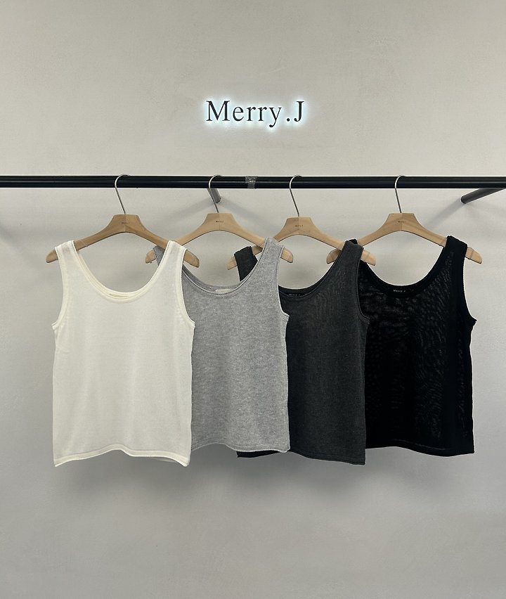 Merry J - Korean Women Fashion - #romanticstyle - Daily Sleeveless Top