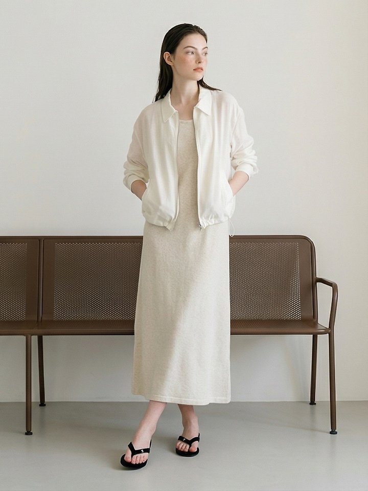Merry J - Korean Women Fashion - #thatsdarling - Organza Zip Blouson - 10
