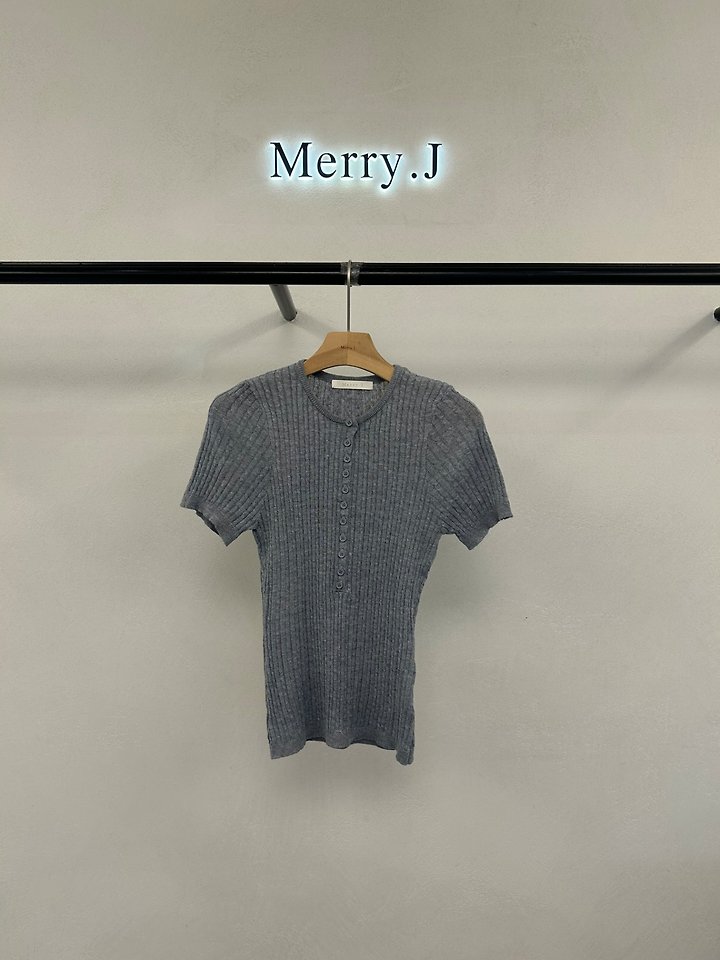 Merry J - Korean Women Fashion - #thelittlethings - Slim Fit Button Knit - 5