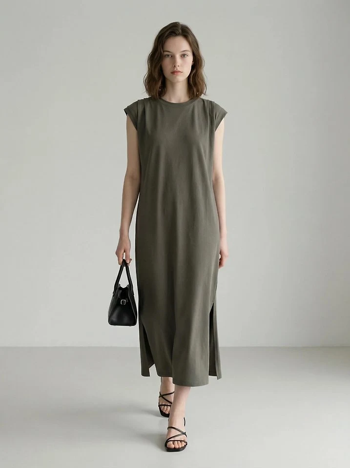 Merry J - Korean Women Fashion - #vintageinspired - Tuck Pleat One-piece