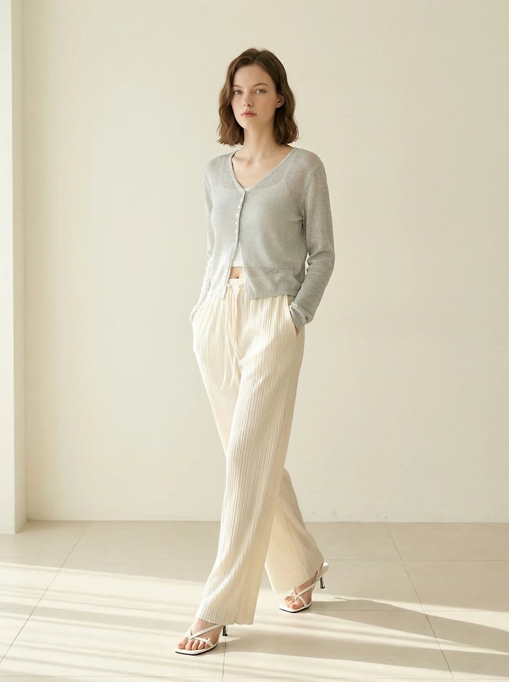 Merry J - Korean Women Fashion - #vintagekidsstyle - Soft V-Neck Cardigan