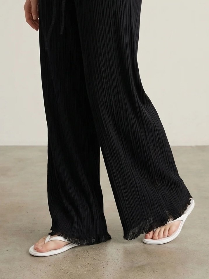 Merry J - Korean Women Fashion - #womensfashion - Terrace Fringe Pants