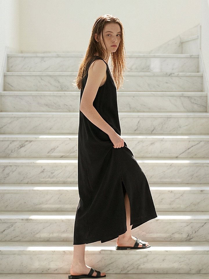 Merry J - Korean Women Fashion - #womensfashion - Noir Long One-piece - 2