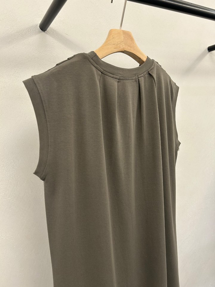 Merry J - Korean Women Fashion - #womensfashion - Tuck Pleat One-piece - 10