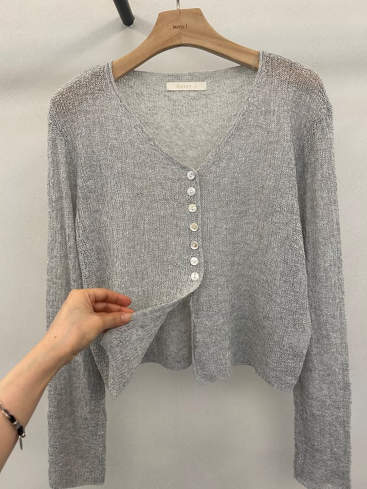 Merry J - Korean Women Fashion - #womensfashion - Soft V-Neck Cardigan - 9