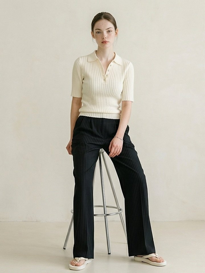 Merry J - Korean Women Fashion - #womensfashion - ST Pintuck Spandex Pants