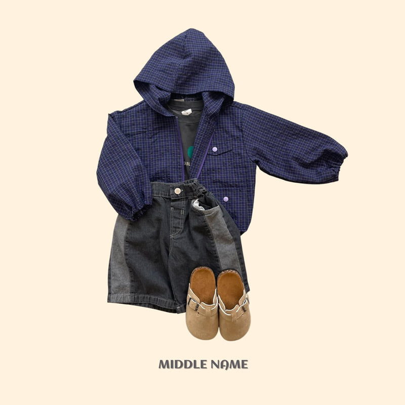 Middle Name - Korean Children Fashion - #Kfashion4kids - Summer Check Windbreaker - 10