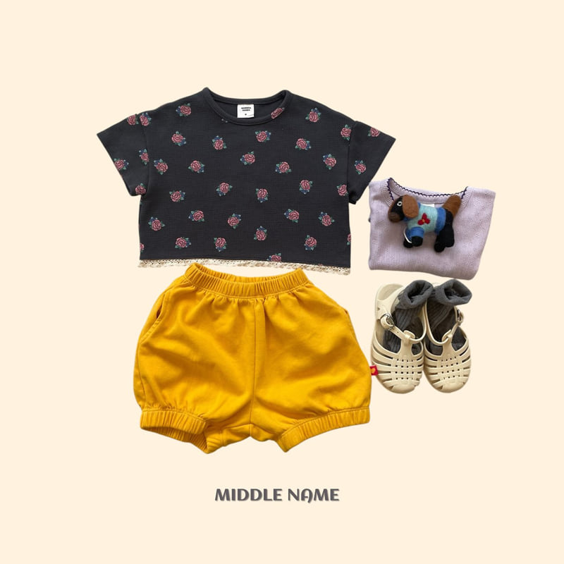 Middle Name - Korean Children Fashion - #Kfashion4kids - Vintage Waffle Tee - 6
