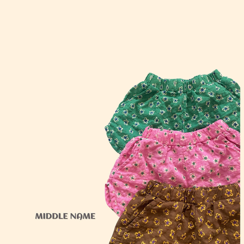 Middle Name - Korean Children Fashion - #Kfashion4kids - Vintage Flower Print Pants - 3