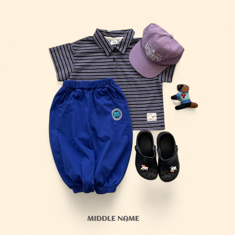 Middle Name - Korean Children Fashion - #childofig - Patch Collar Tee - 7