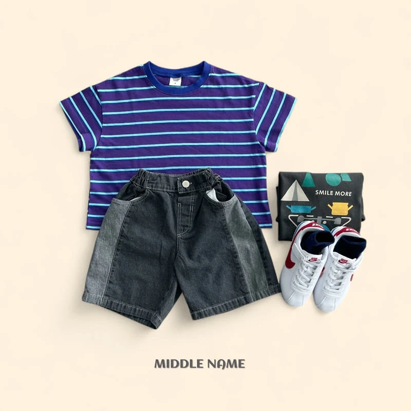 Middle Name - Korean Children Fashion - #childofig - Summer Stripe Tee - 6