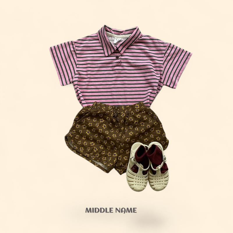 Middle Name - Korean Children Fashion - #childofig - Vintage Flower Print Pants - 8