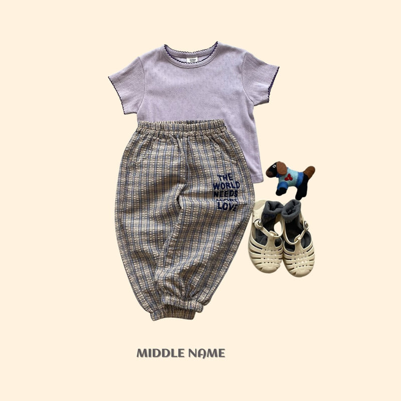 Middle Name - Korean Children Fashion - #childofig - Eyelet Pin Coat Tee - 7