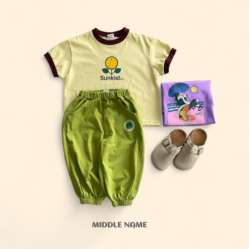 Middle Name - Korean Children Fashion - #childofig - M Color Jogger Pants - 3