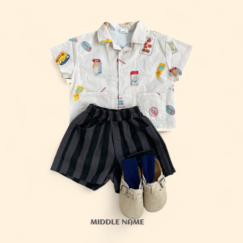 Middle Name - Korean Children Fashion - #childrensboutique - Front Pocket Stripe Pants - 12