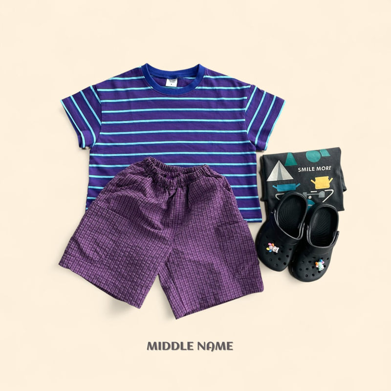 Middle Name - Korean Children Fashion - #childrensboutique - Summer Stripe Tee - 7