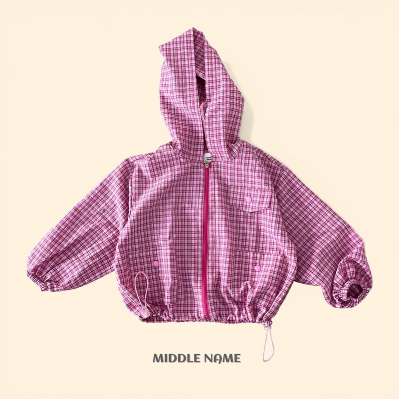 Middle Name - Korean Children Fashion - #childrensboutique - Summer Check Windbreaker - 3