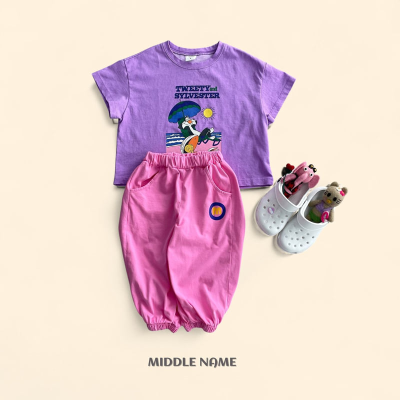 Middle Name - Korean Children Fashion - #childrensboutique - M Color Jogger Pants - 5