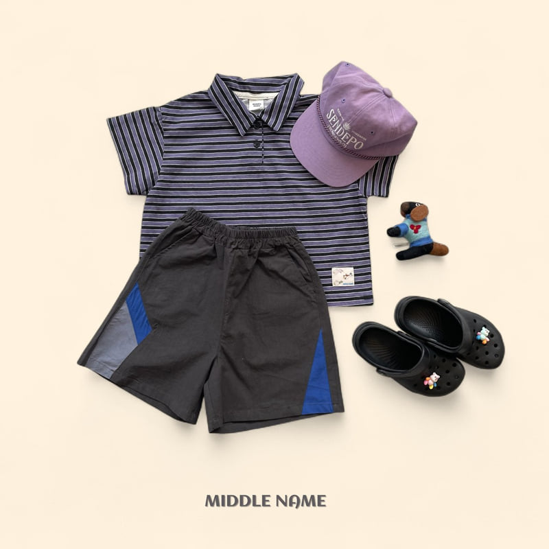Middle Name - Korean Children Fashion - #designkidswear - Patch Collar Tee - 9