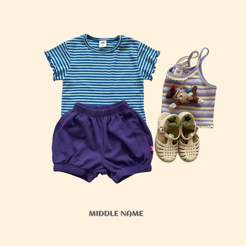 Middle Name - Korean Children Fashion - #designkidswear - Eyelet Stripe Tee - 3