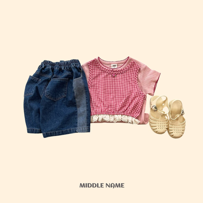 Middle Name - Korean Children Fashion - #designkidswear - Check Sleeveless Blouse - 11