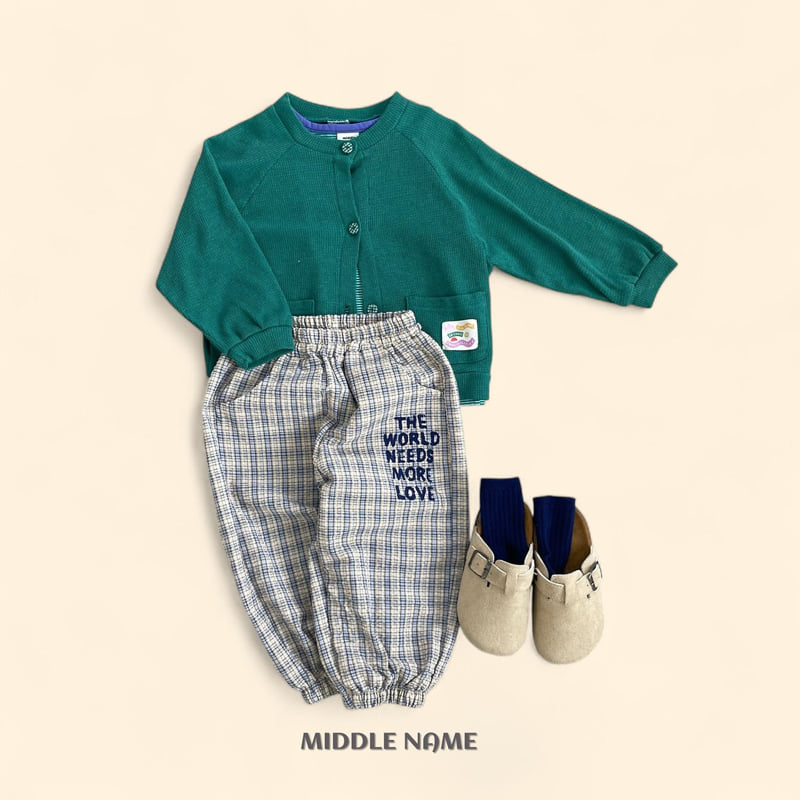 Middle Name - Korean Children Fashion - #designkidswear - Summer Patch Cardigan - 10