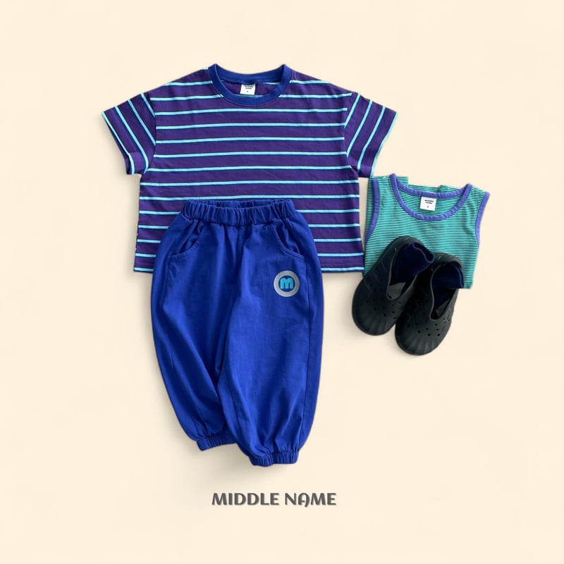 Middle Name - Korean Children Fashion - #designkidswear - Summer Stripe Tee - 8